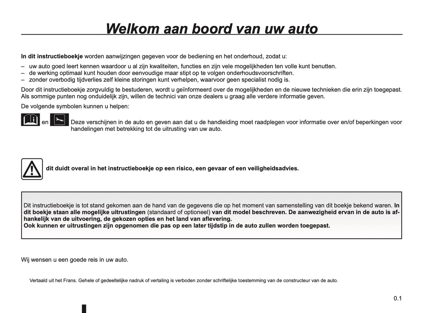 2018-2019 Renault Kadjar Owner's Manual | Dutch