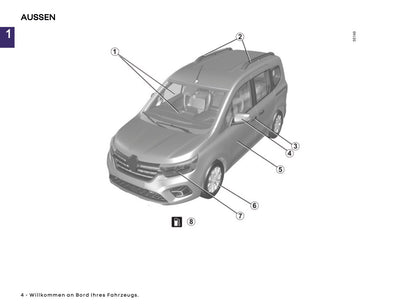2024-2025 Renault Kangoo/Kangoo Rapid Owner's Manual | German