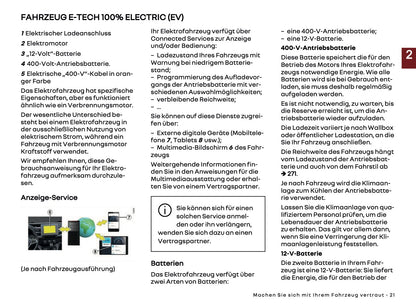 2025 Renault Kangoo E-Tech Owner's Manual | German