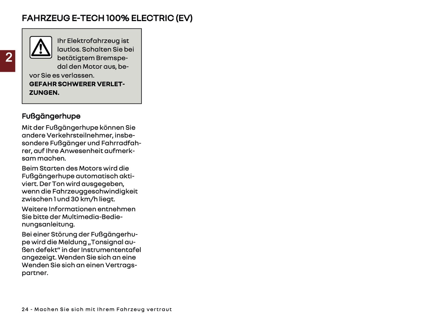 2025 Renault Kangoo E-Tech Owner's Manual | German