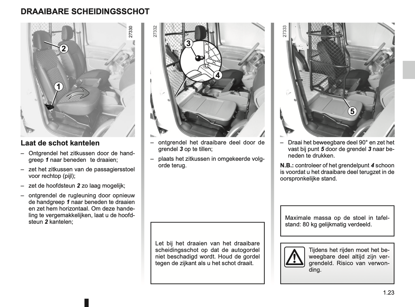 2012-2013 Renault Kangoo Gebruikershandleiding | Nederlands