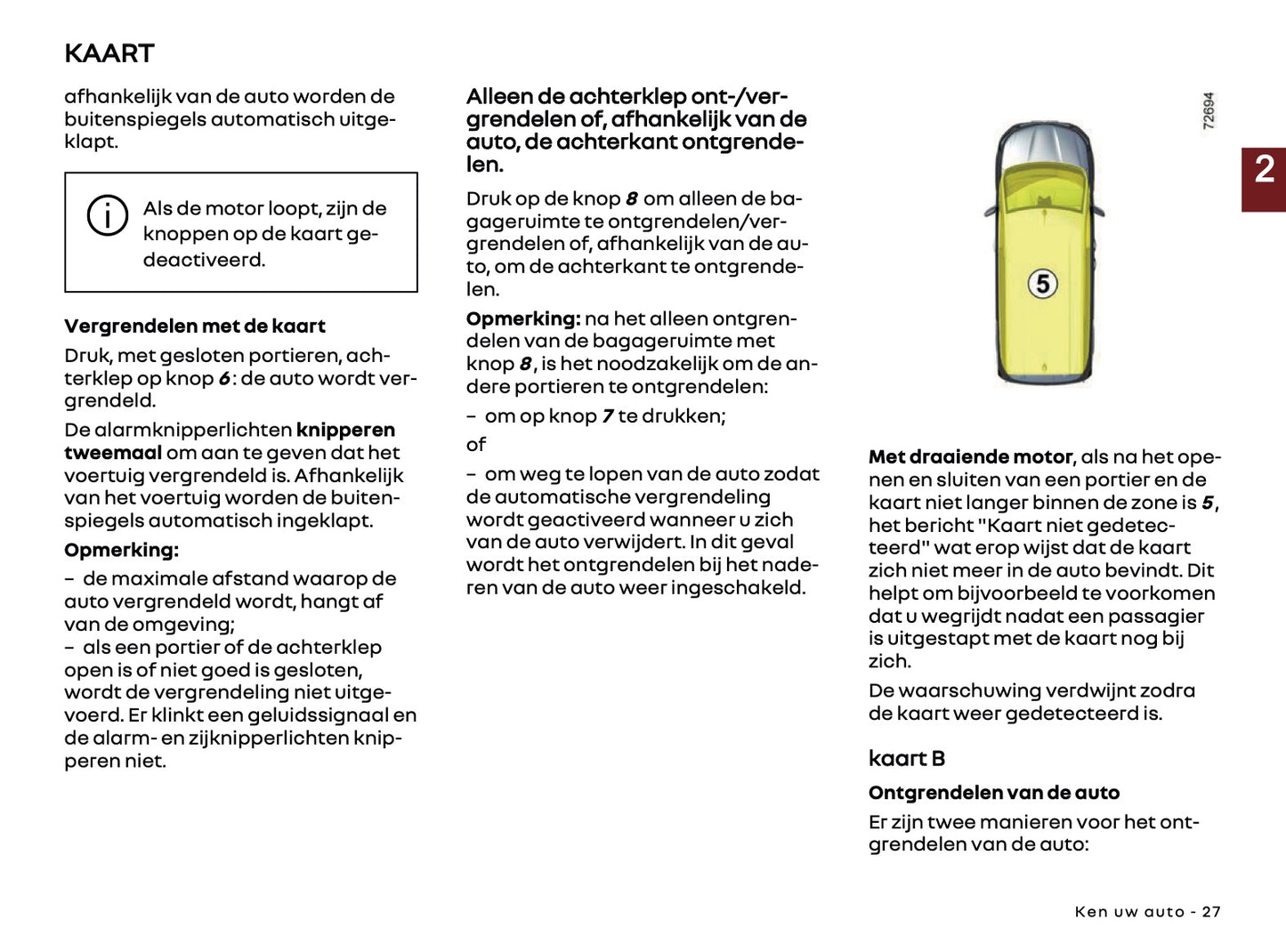 2026 Renault Kangoo Owner's Manual | Dutch