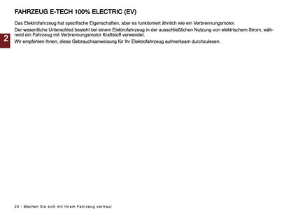 2024-2025 Renault Megane E-Tech Owner's Manual | German