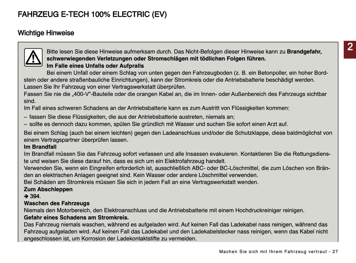 2025 Renault Megane E-Tech Owner's Manual | German