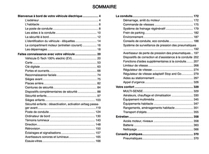 2024-2025 Renault Megane E-Tech Manuel du propriétaire | Français
