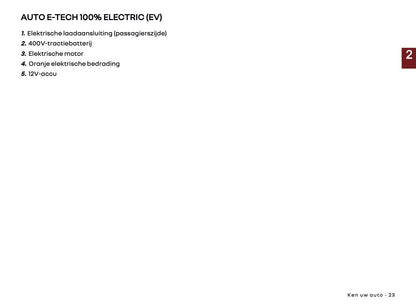 2025-2026 Renault Megane E-Tech Electric Owner's Manual | Dutch