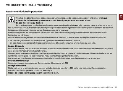 2025 Renault Rafale Manuel du propriétaire | Français