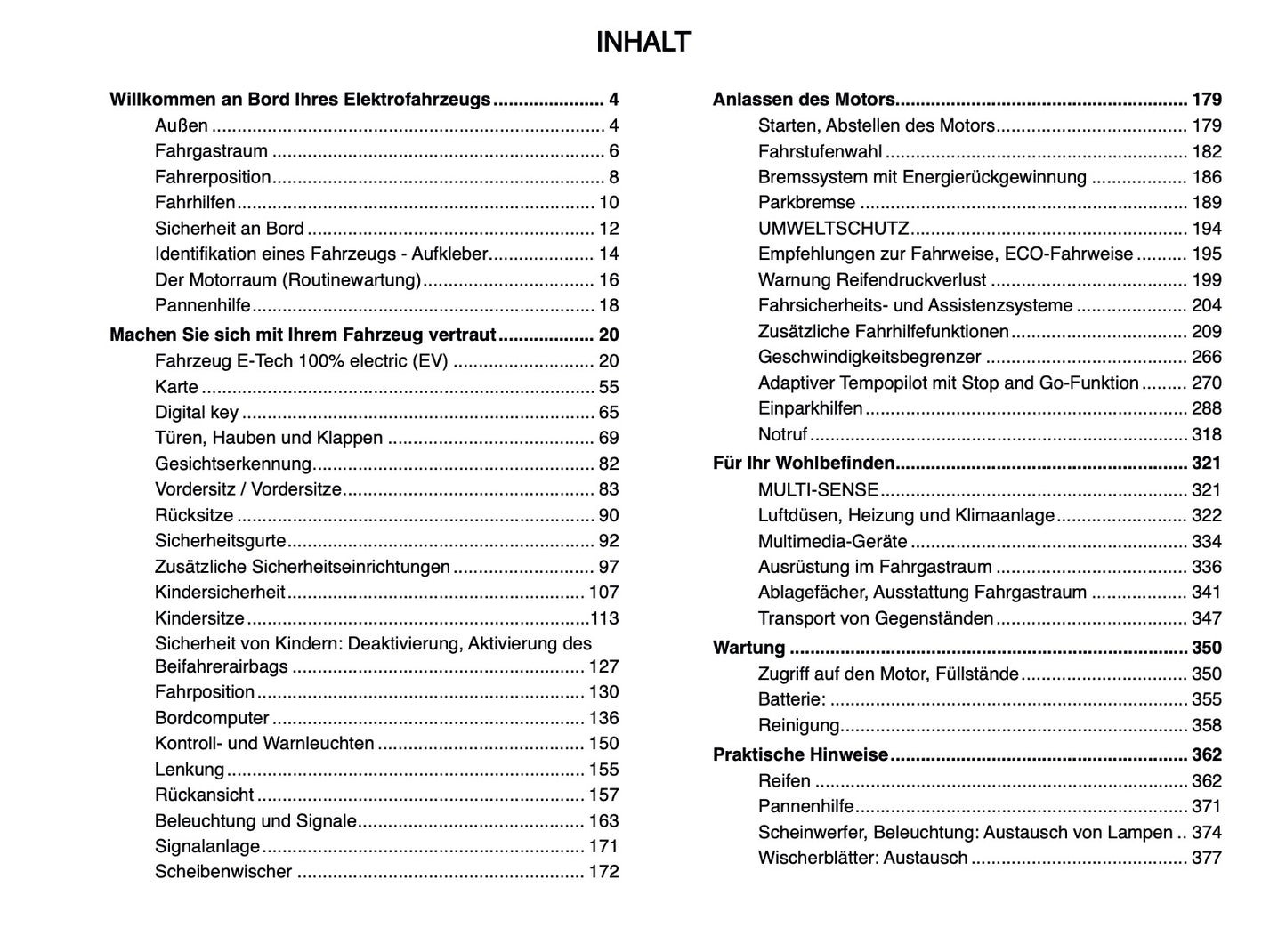 2024-2025 Renault Scenic E-Tech Owner's Manual | German