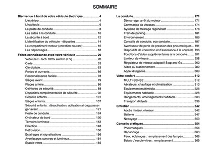 2024-2025 Renault Scenic E-Tech Manuel du propriétaire | Français
