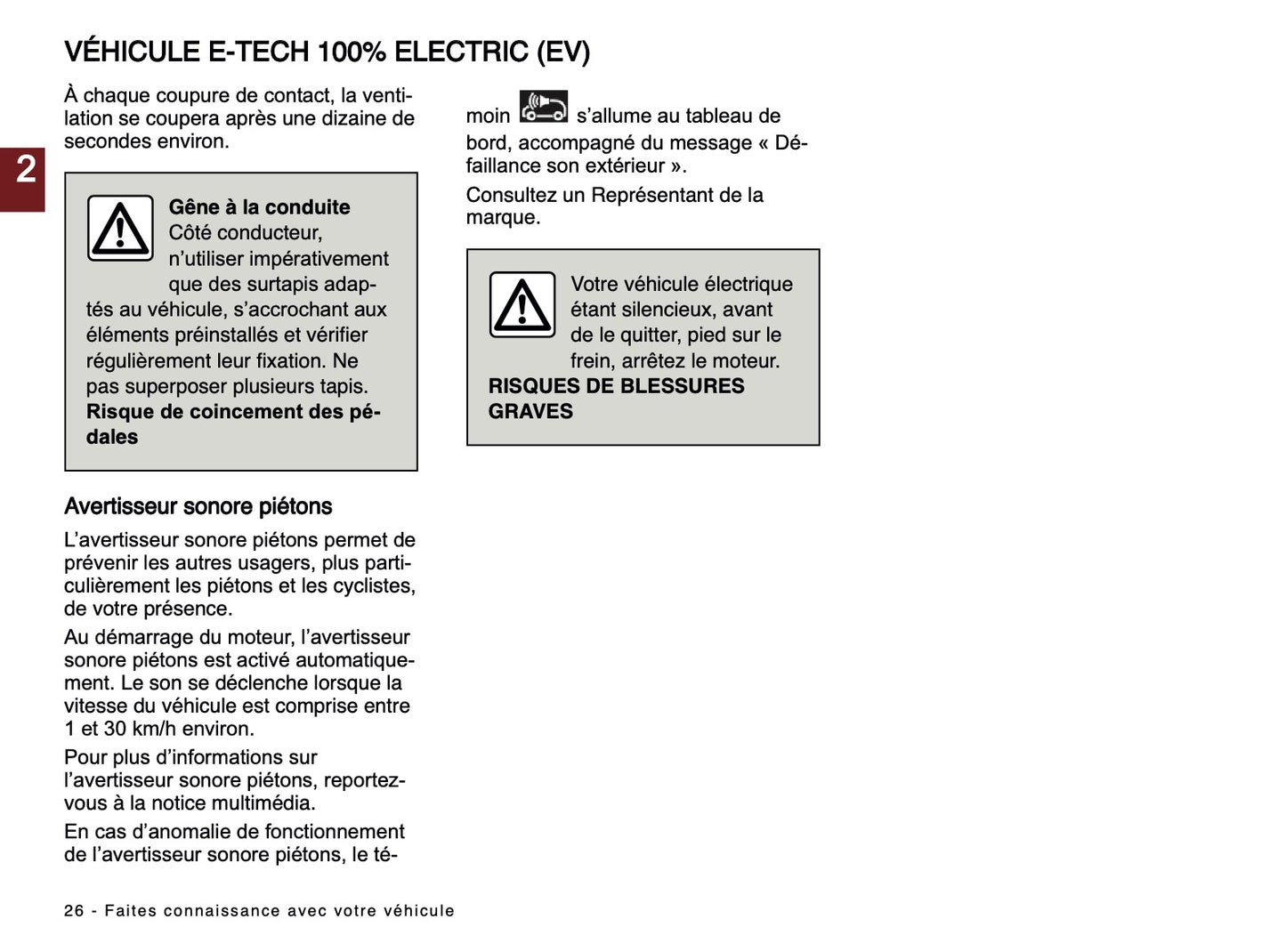 2024-2025 Renault Scenic E-Tech Manuel du propriétaire | Français