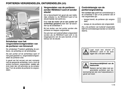 2017-2018 Renault Scenic Gebruikershandleiding | Nederlands