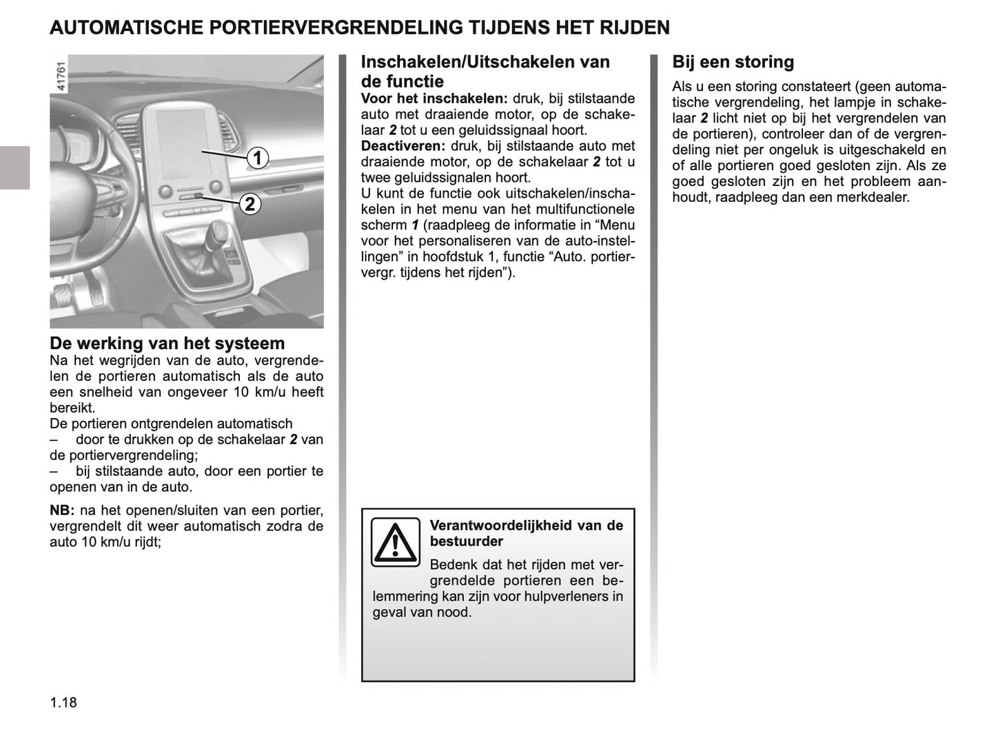 2018-2019 Renault Scenic/Grand Scenic Gebruikershandleiding | Nederlands
