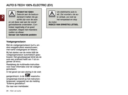 2024-2025 Renault Scenic E-Tech Gebruikershandleiding | Nederlands