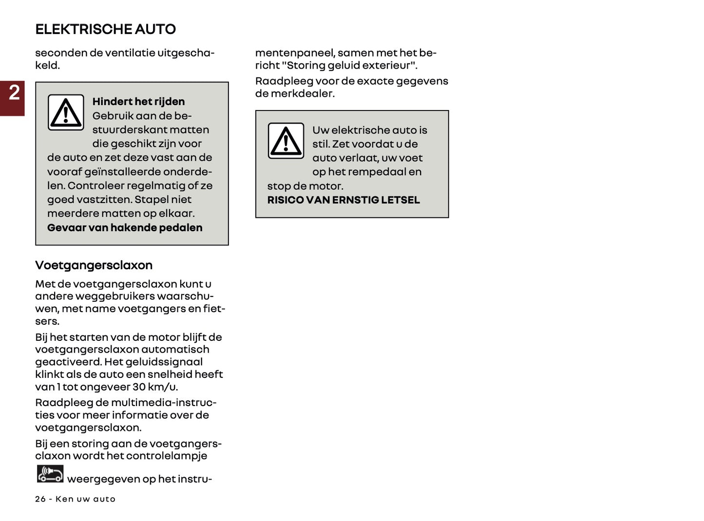 2025-2026 Renault Scenic E-Tech Electric Gebruikershandleiding | Nederlands