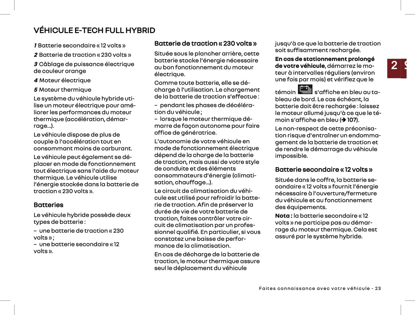 2025 Renault Symbioz Manuel du propriétaire | Français