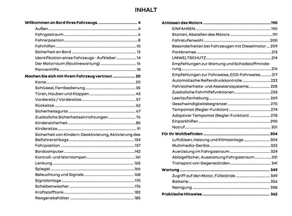 2024-2025 Renault Trafic Owner's Manual | German