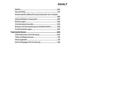 2024-2025 Renault Trafic Owner's Manual | German