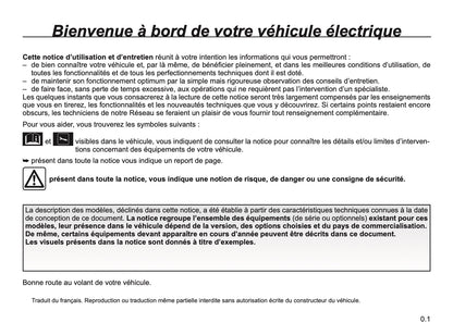2023-2024 Renault Twingo E-Tech Owner's Manual | French
