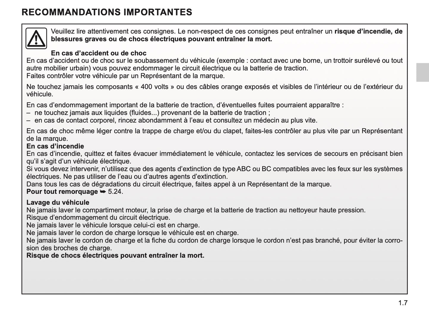 2023-2024 Renault Twingo E-Tech Owner's Manual | French