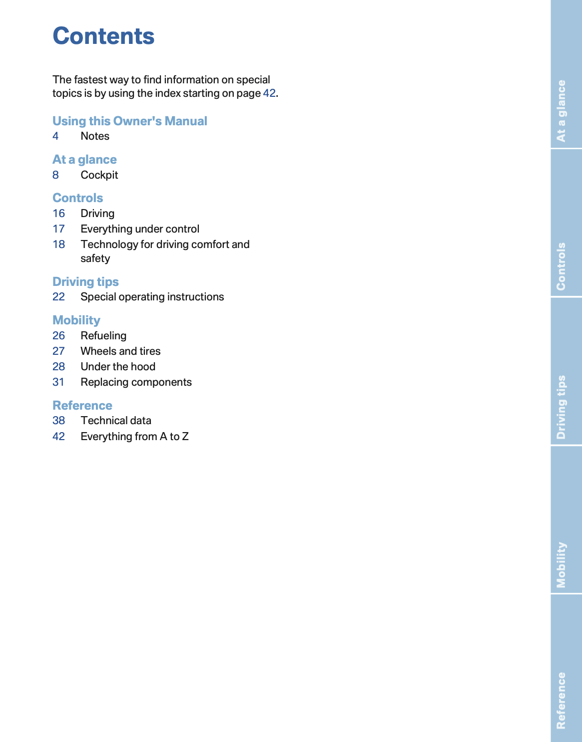 2008 BMW Z4 M Owner's Manual Supplement | English