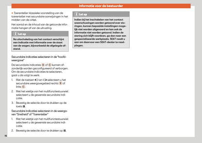 2025 Seat Arona Owner's Manual | Dutch
