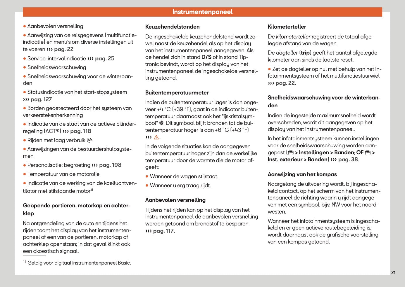 2025 Seat Arona Owner's Manual | Dutch