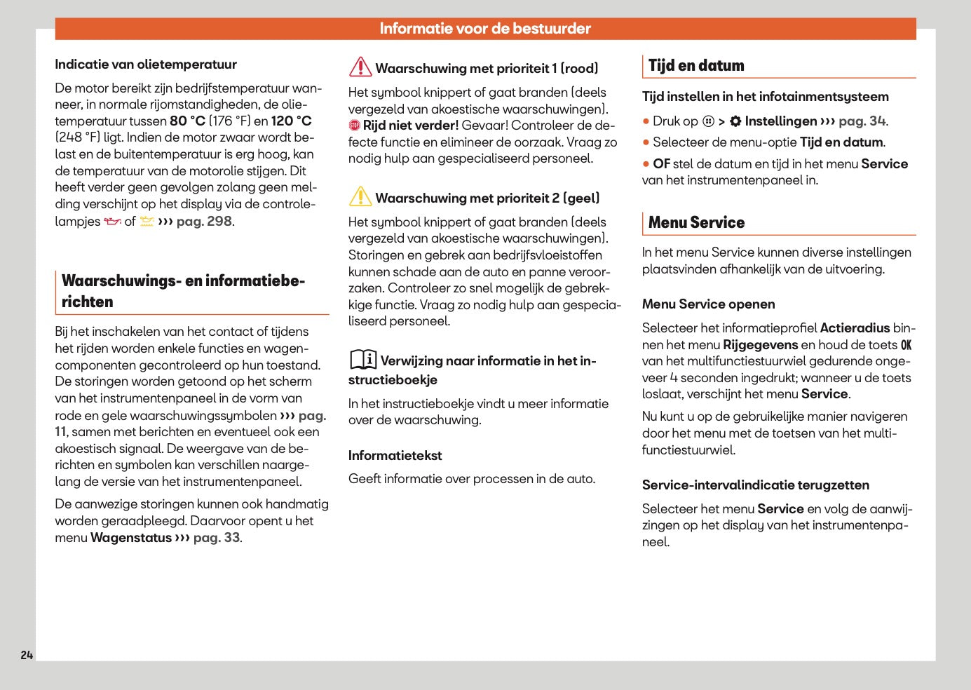 2025 Seat Arona Owner's Manual | Dutch