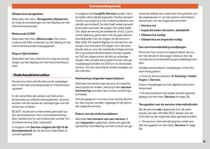 2025 Seat Arona Owner's Manual | Dutch