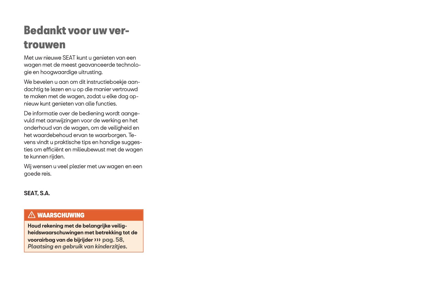 2025 Seat Arona Owner's Manual | Dutch