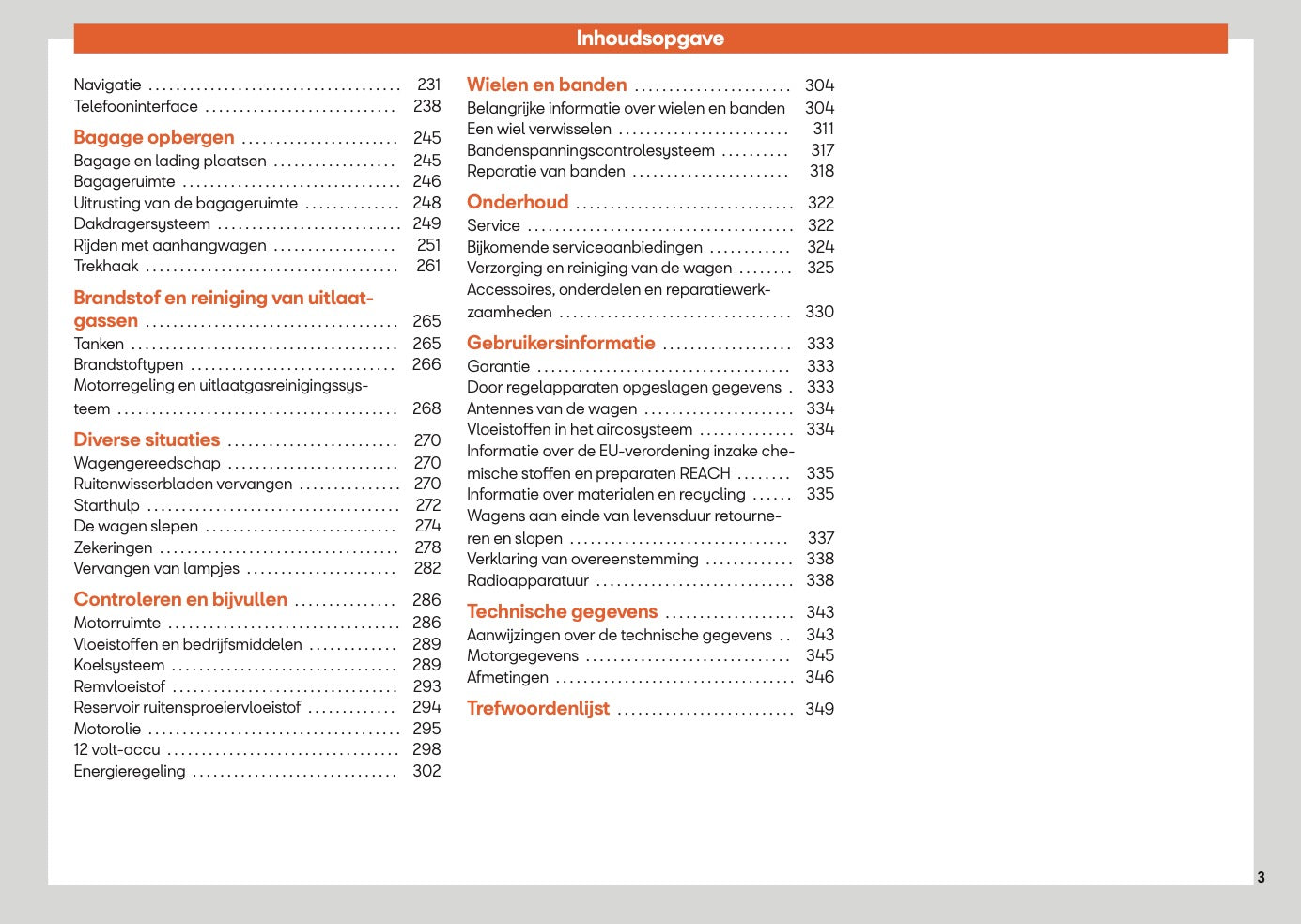 2025 Seat Arona Owner's Manual | Dutch