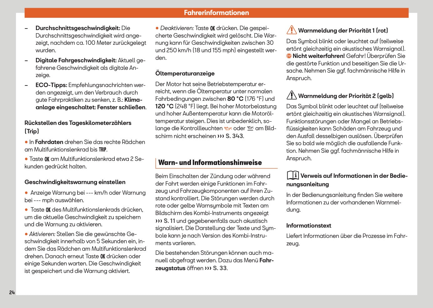 2025 Seat Ateca Owner's Manual | German