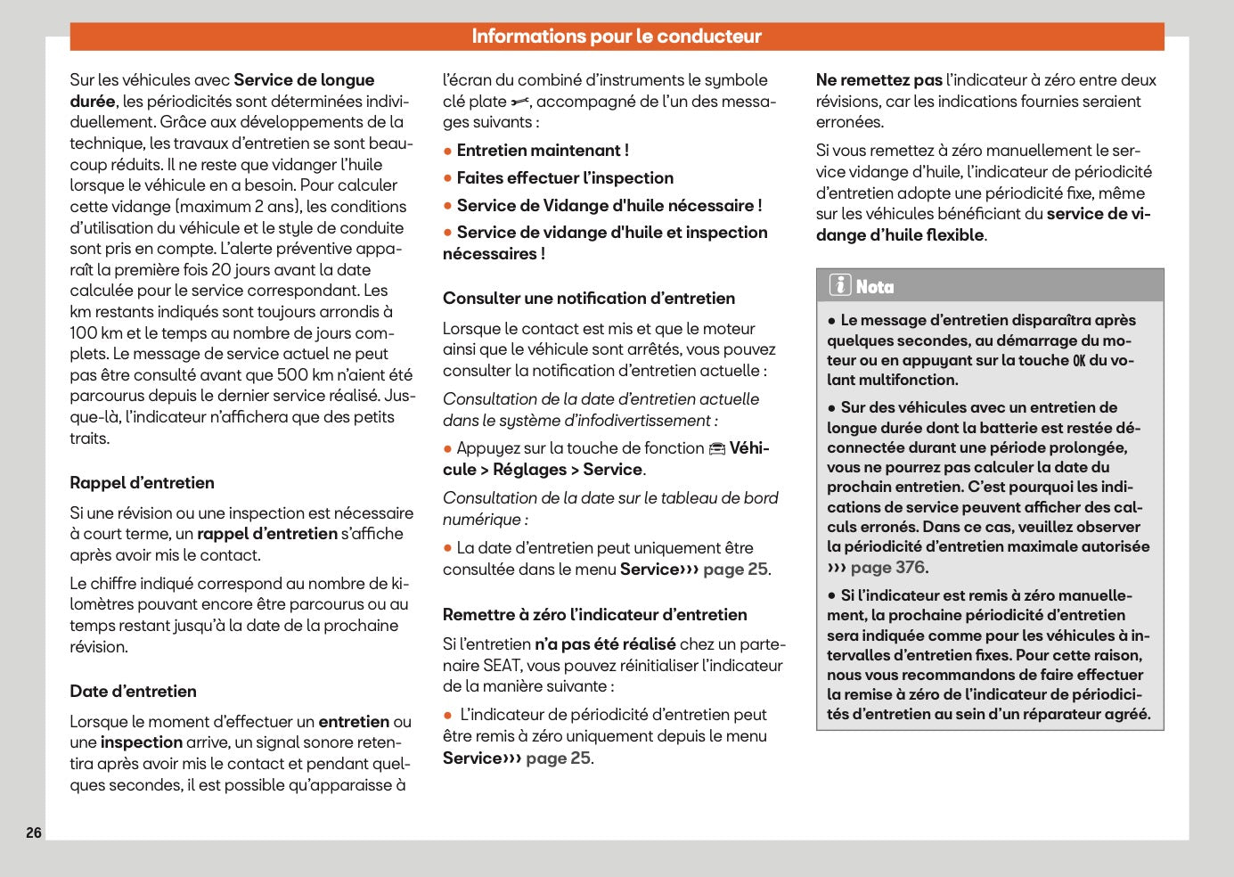 2025 Seat Ateca Owner's Manual | French