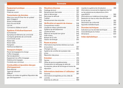 2025 Seat Ateca Owner's Manual | French