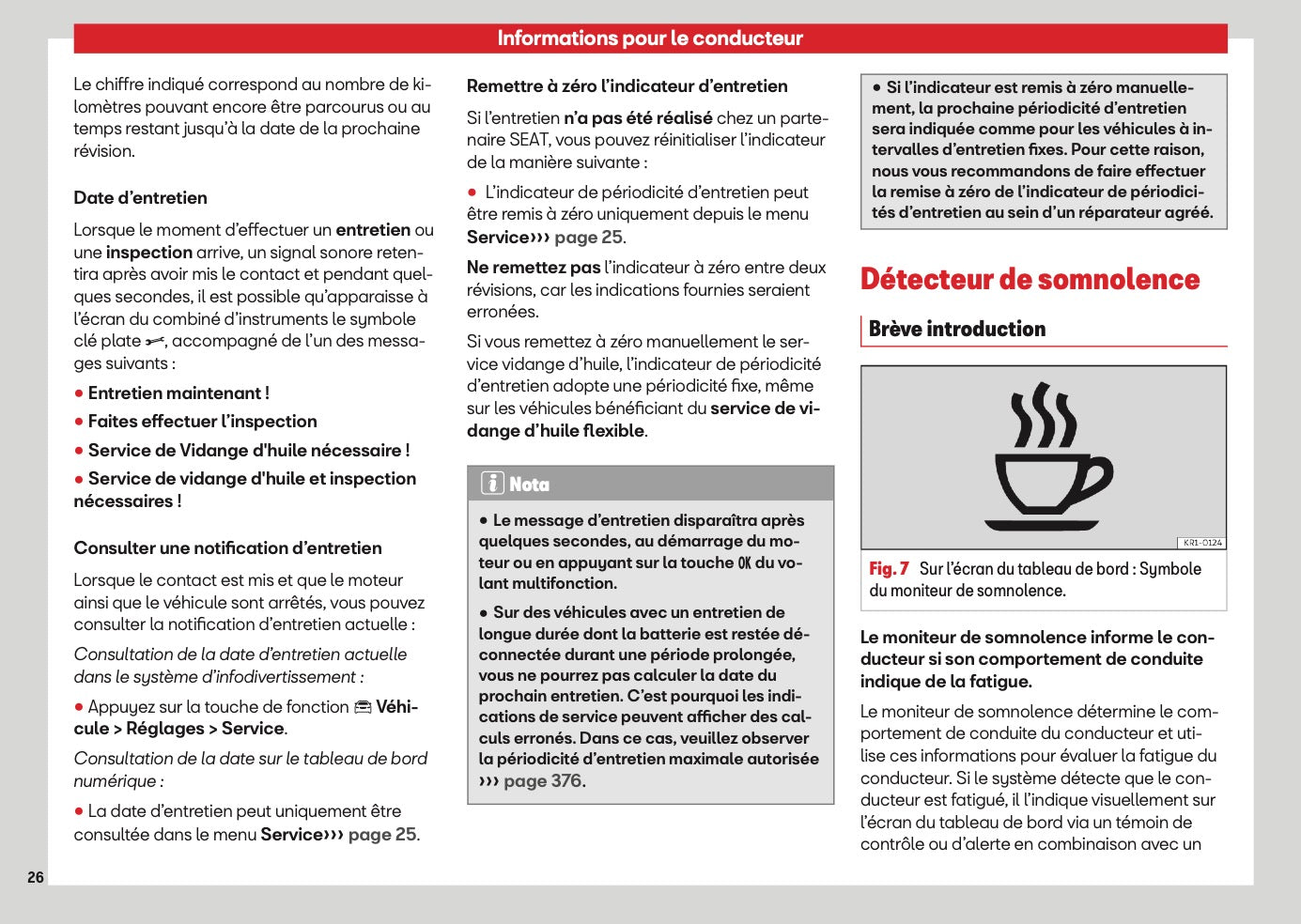 2026 Seat Ateca Owner's Manual | French