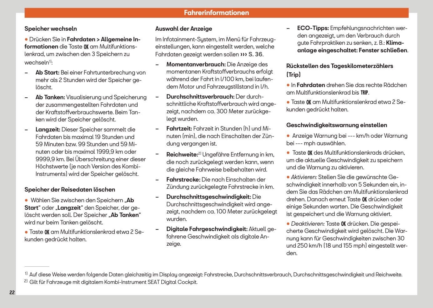 2025 Seat Ibiza Owner's Manual | German