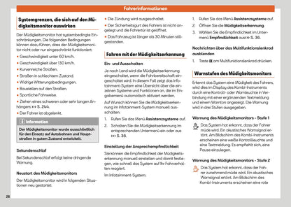 2025 Seat Ibiza Owner's Manual | German