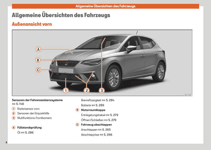 2025 Seat Ibiza Owner's Manual | German