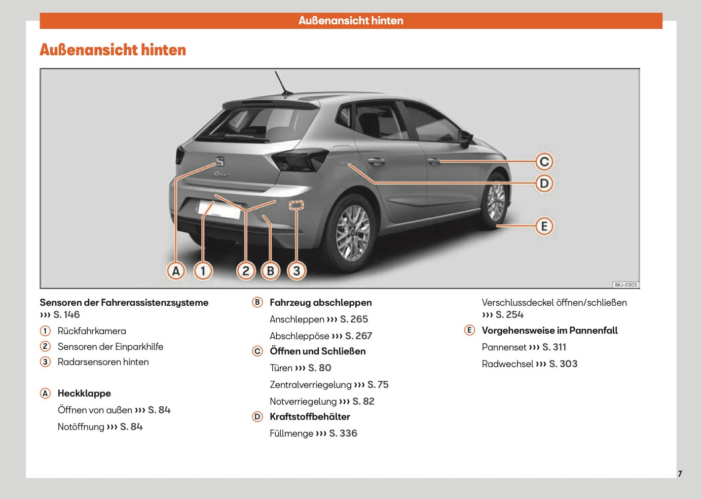 2025 Seat Ibiza Owner's Manual | German