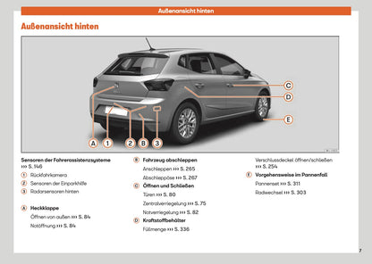 2025 Seat Ibiza Owner's Manual | German