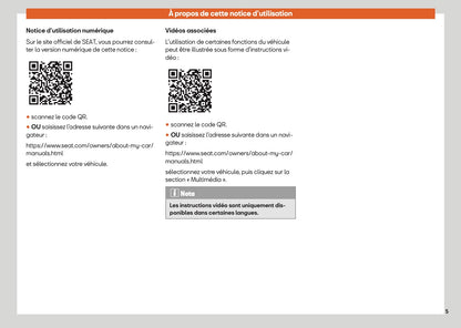 2025 Seat Ibiza Manuel du propriétaire | Français