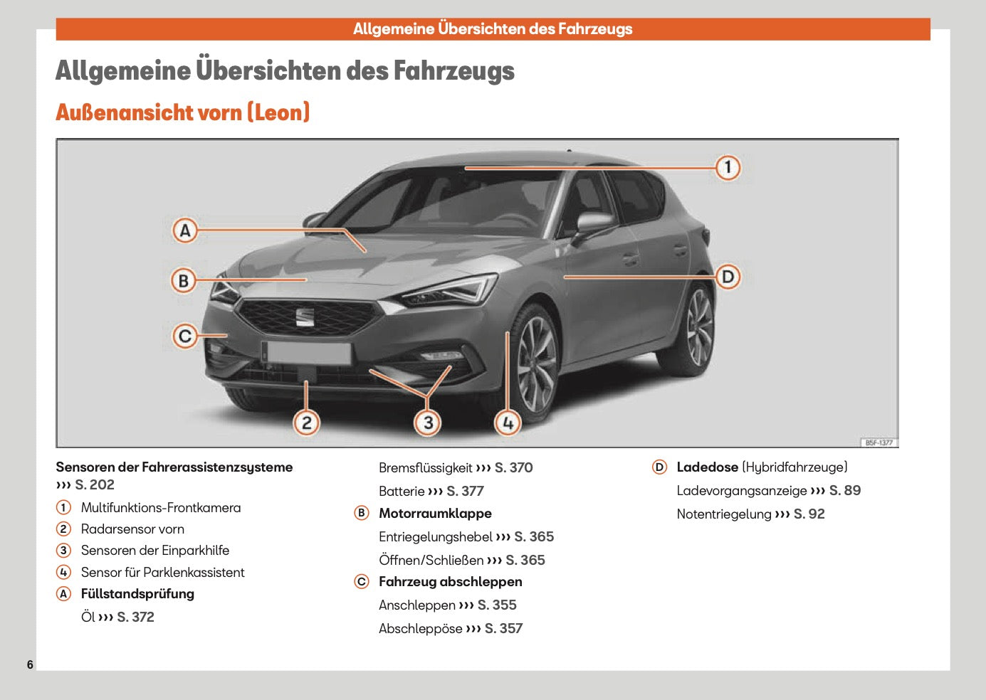 2025 Seat Leon/Leon Sportstourer Owner's Manual | German