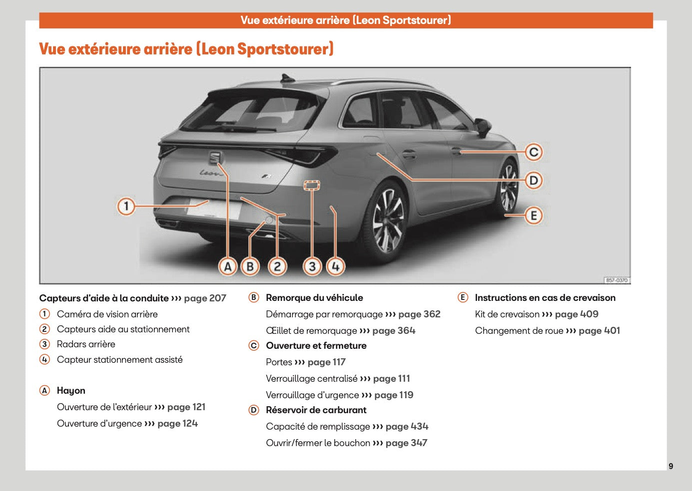 2025 Seat Leon/Leon Sportstourer Owner's Manual | French