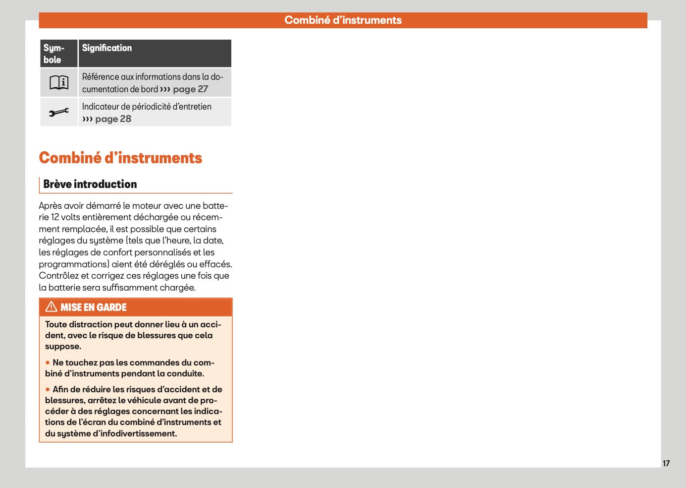 2025 Seat Leon/Leon Sportstourer Owner's Manual | French