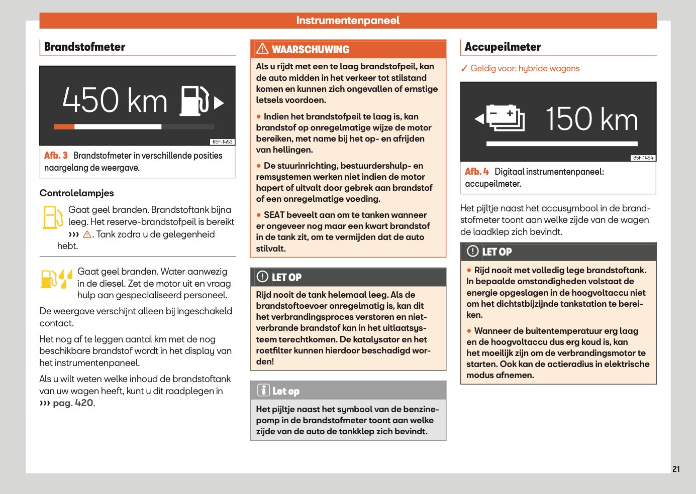 2025 Seat Leon/Leon Sportstourer Owner's Manual | Dutch