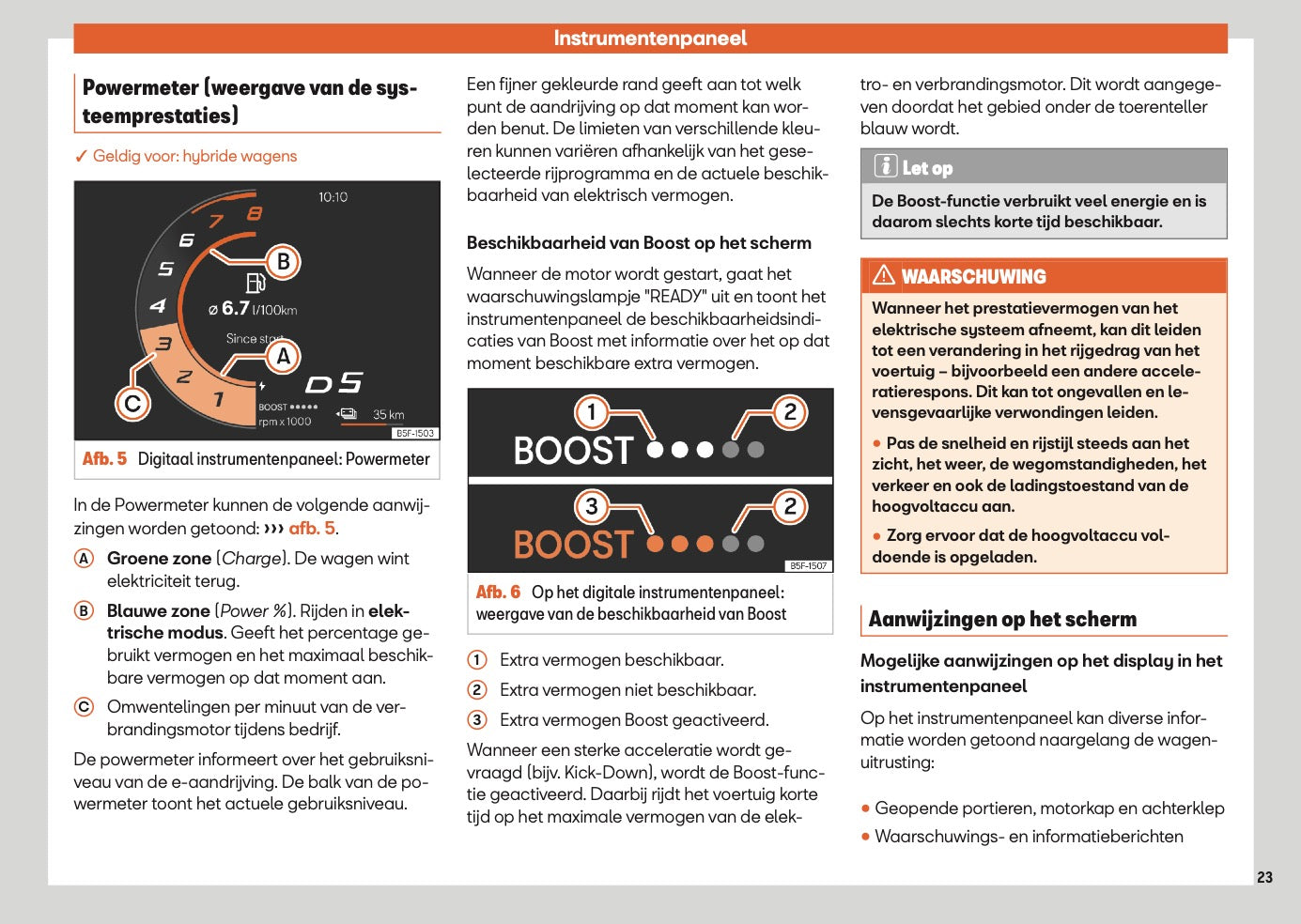 2025 Seat Leon/Leon Sportstourer Owner's Manual | Dutch