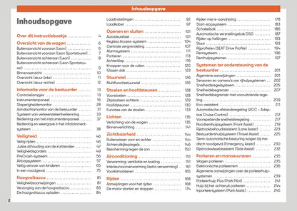 2025 Seat Leon/Leon Sportstourer Owner's Manual | Dutch