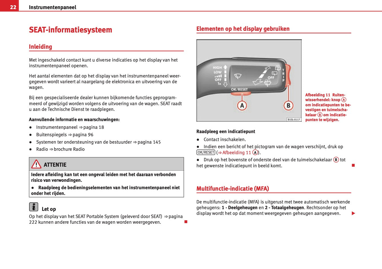 2012 Seat Mii Owner's Manual | Dutch