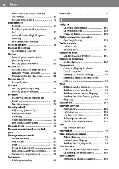 2016-2017 Smart ForTwo Owner's Manual | English