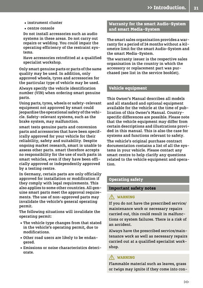 2016-2017 Smart ForTwo Owner's Manual | English