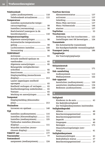 2018-2019 Smart ForTwo Owner's Manual | Dutch